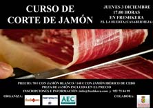 curso de corte de jamon